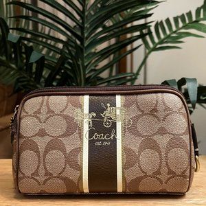 Coach Zippered Makeup Bag